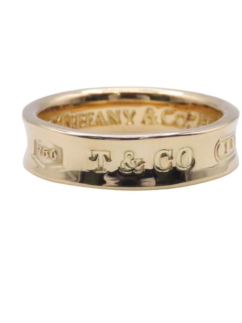 Tiffany & Co 1837 Yellow Gold 18K Ring